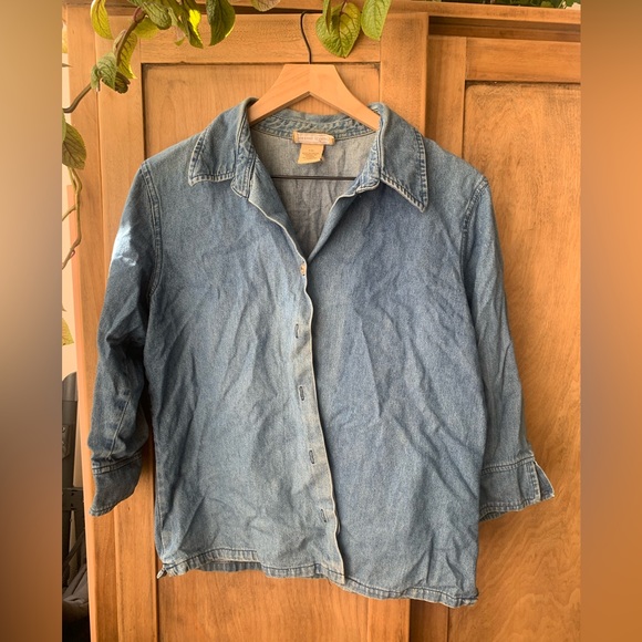 Vintage denim button down - Picture 3 of 4